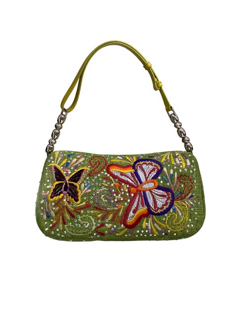 christian dior butterfly bag|christian dior canvas shoulder bag.